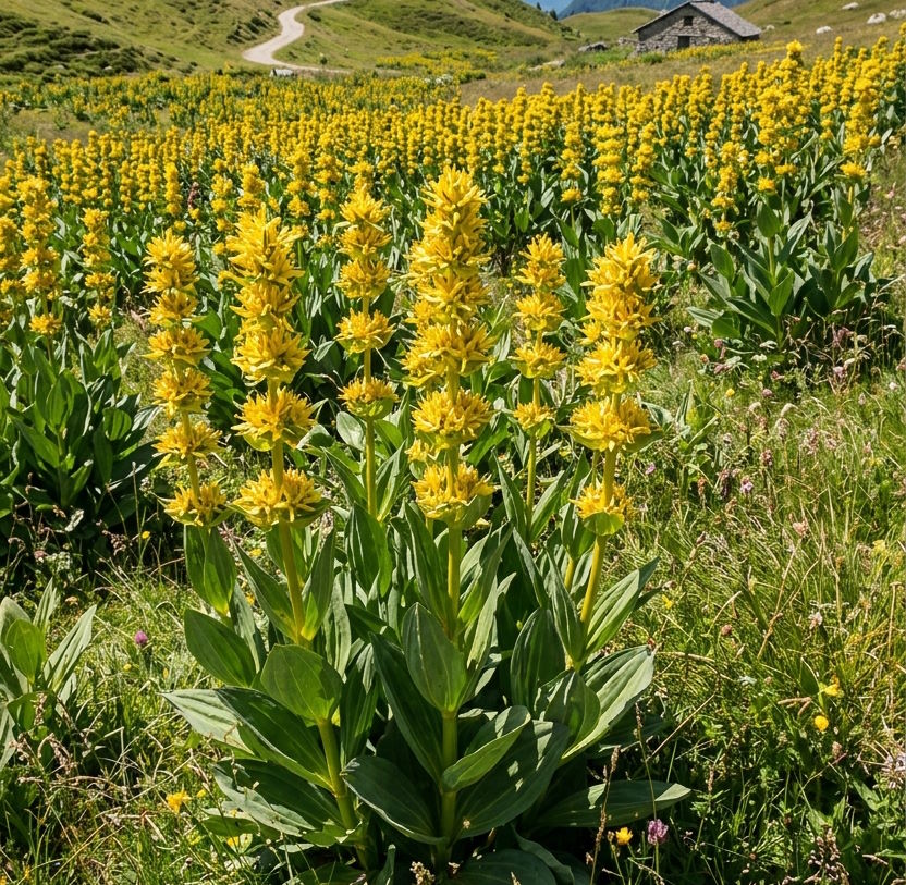 Gentiane jaune